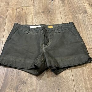 Pilcro & the Letterpress vegan leather shorts